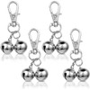 Vayfoni 4 Pcs Mini Dog Collar Bells - Loud dog