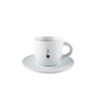 BIALETTI(ビアレッティ) Bialetti Cup & Saucer with Logo Espresso Coffee Cup