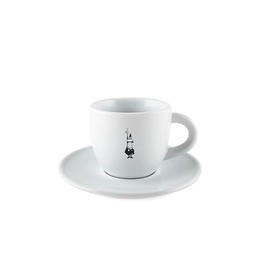 BIALETTI(ビアレッティ) Bialetti Cup & Saucer with Logo Espresso Coffee Cup