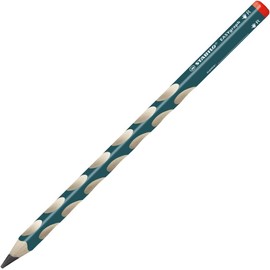Stabilo Pack of 3 Easygraph Pencils, Triangular, Hardness HB, Right-Handed