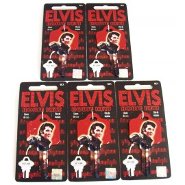 5 ELVIS PRESLEY SC1 HOUSE KEY BLANKS 87671 68' SPECIAL MADE IN THE USA HILLMAN