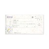 Frontier Receipt Blue and Yellow Flowers RS-017