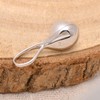 925 Sterling Silver Spoon Shaped South Sea Cultured White Pearl