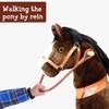 PonyCycle Ride on Horse Reins (85 cm), Brown