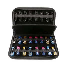 QEES Knife Case,Knife Display Case for 32 Slots Pocket Knives,Knife Organizer Folding Knife Holder,Pocket Knife Storage Collection Box for Men Survival,Outdoor, Kitchen, EDC Mini Knife.