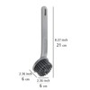 WENKO Simo Washing Up Brush for Rinsing Made of Plastic