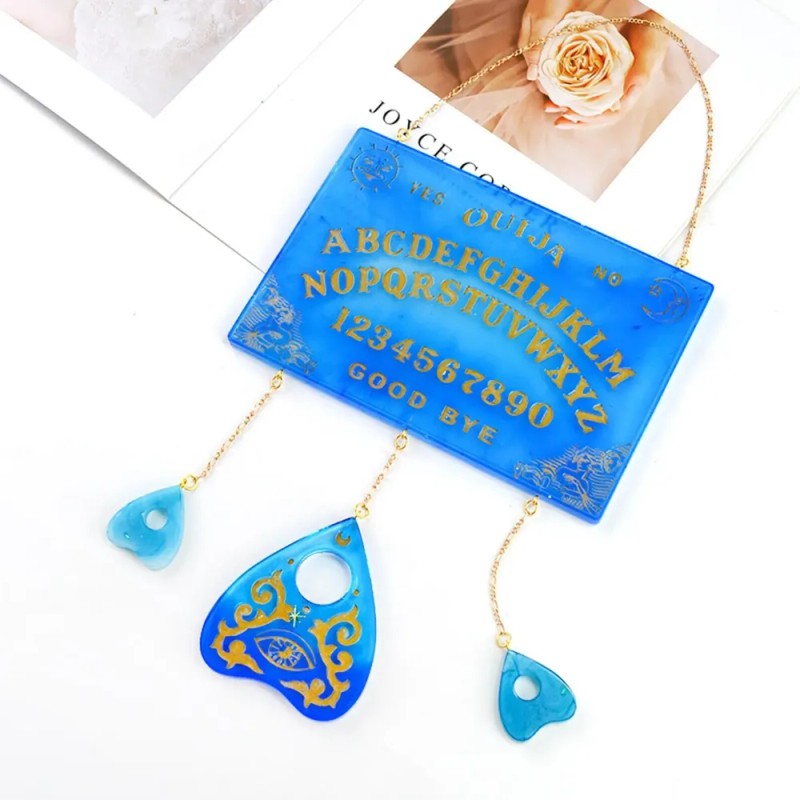 Molde De Resina De Silicona Ouija Para Rectángulo