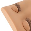 Lash Mannequin Head 2 Pairs Removable Replacement Eyes 3D Simulation