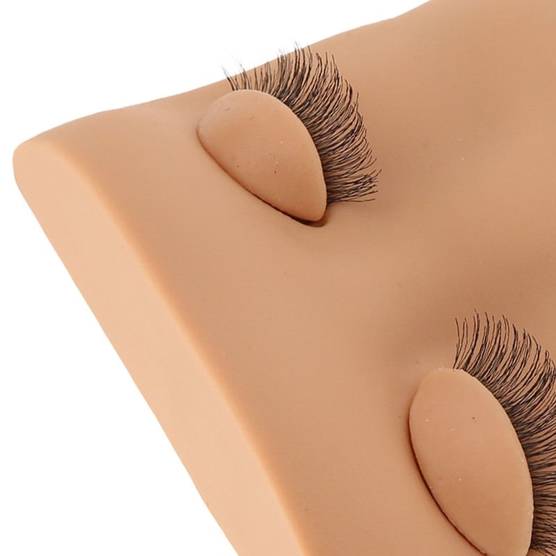 Lash Mannequin Head 2 Pairs Removable Replacement Eyes 3D Simulation