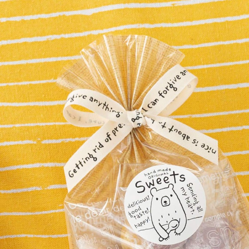 Gratton Bear Cotton Ribbon - 1 Roll