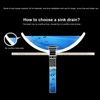 Sink Drain NonOverflow AntiClog Bathroom Wash Basin Drainer Stopper Accessory