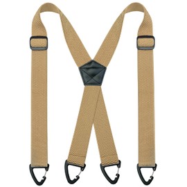 RBOCOTT Mens Hidden Champagne Suspender Under Clothes with 4 Snap Loop(2)
