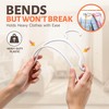 Baseca Kids Plastic Hangers 30 Pack, White Baby & Toddler