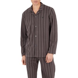 Emporio Armani Men's Printed Brushed Fabric Long Pajamas Set, Stampa RIGA, XL