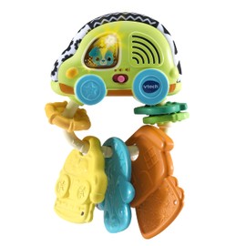 VTech Baby Babies Car Key - Interactive Rattle Toy with Teething Aid that Sings and Speaks - Made of 45 Percent Bio-Based Plastic - For Children Aged 3-24 Months