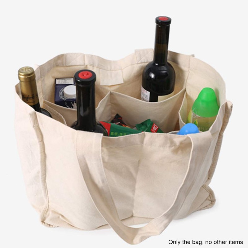 Tote Bag, Canvas Tote Bag Reusable Grocery Bag Large Capacity