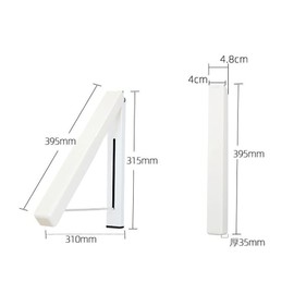 Folding Wall Mounted Clothes Hanger, Laundry Hanger Dryer Rack Retractable, Foldable Stainless Steel Wall Mount Clothes Hook Coat Hangers Drying Rack Holder for Closet Storage Bathroom Bedroom, 2 Pack