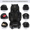 LibSkyln Hiking Backpack, 90L Camping Backpack, Water Resistant Lightweight Outdoor
