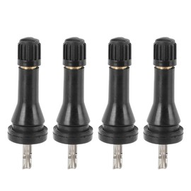 X AUTOHAUX Set of 4 Tyre Pressure Sensor Rubber Valve Stem Bevel Mouth for Car