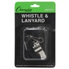 Champion Sports Metal Whistle with Lanyard - 12 Pack