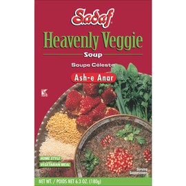 Sadaf Ash-e Anar Mix - Veggie Soup with Pomegranate - Vegetarian Homestyle Meal - Vegetable Soup Mix - Kosher - 6.3 Oz