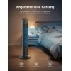 Midea FZ10-26ARDW Smart Quiet Tower Fan with Remote Control, 19