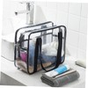 WOONEKY Clear Travel Cosmetic Bag Transparent Toiletry Organizer for Daily