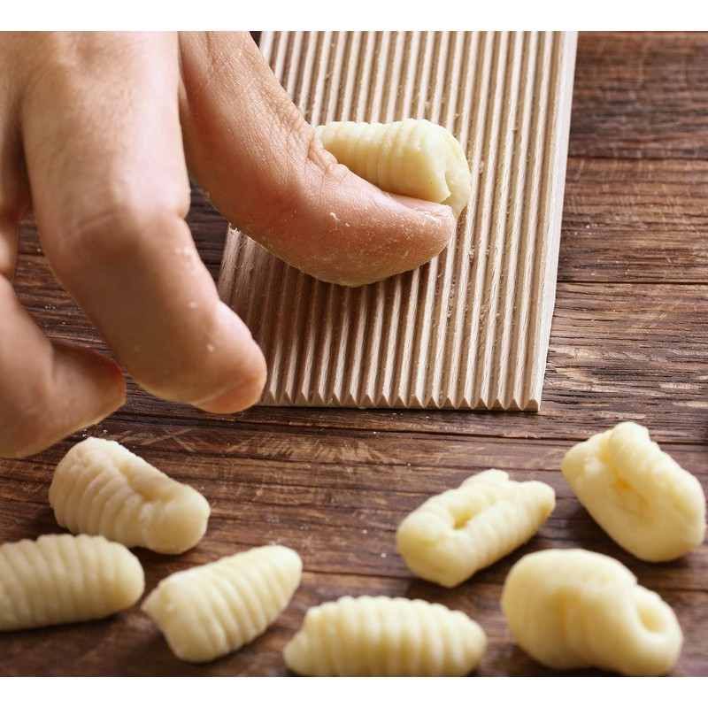 Küchenprofi Wooden Gnocchi Board - Grooved Board for Pasta Making
