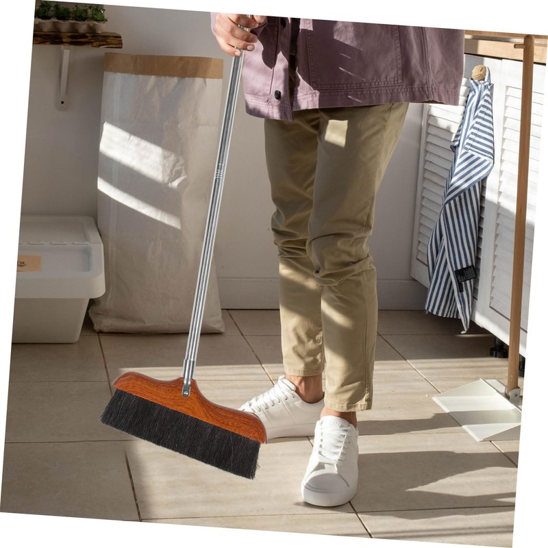 Levemolo Kitchen Heavy Duty Broom Handle Multi-Functional Household Cleaning Brush