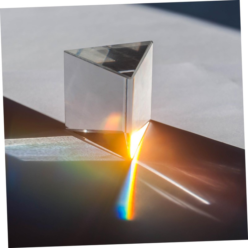 NOLITOY Beam Splitter Prism Scope 4 Pcs Triangular Prisms for