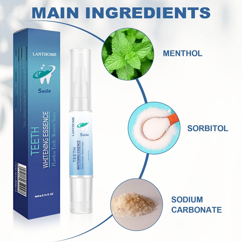 Teeth Whitening Essence Pen for Cleaning Teeth Stains, Freshening Breath
