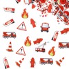 Pack of 120 Confetti Fire Brigade Decoration, Fire Brigade Table