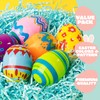 JOYIN 24 x 8 cm Printed Easter Eggs, Empty Easter