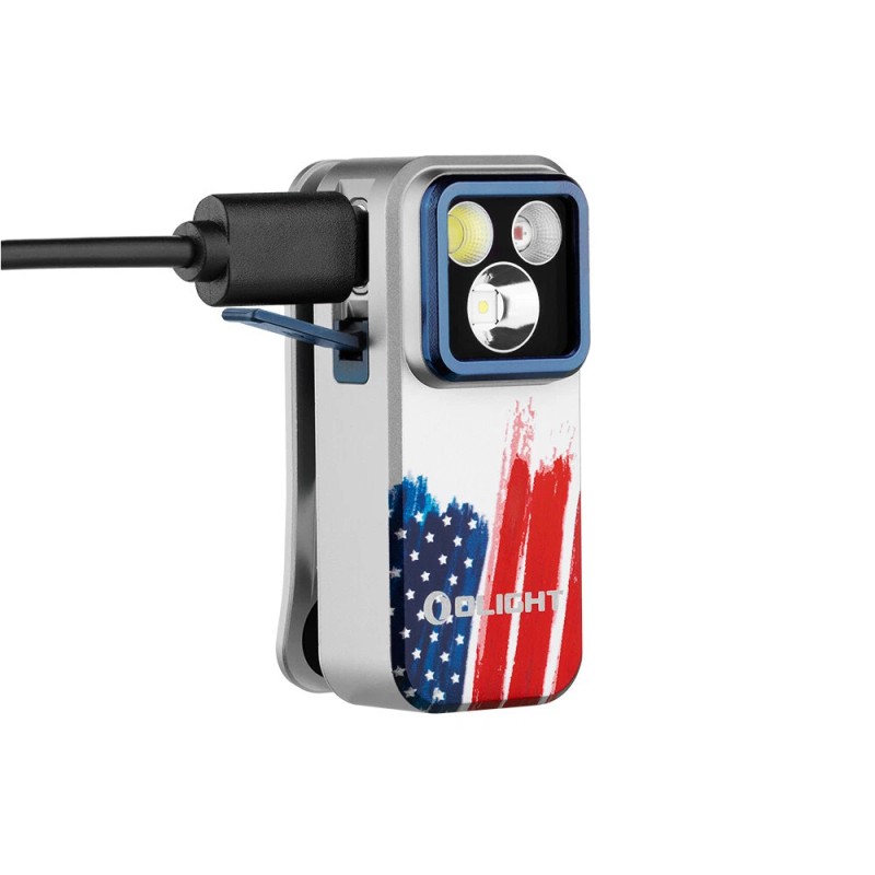 Olight Oclip Pro Stars & Stripes Edition 500 Lumens Clip