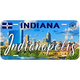 Indianapolis Indiana Novelty Car License Plate