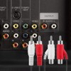RCA Audio Piggyback Cable, 2 RCA Male to 2 RCA
