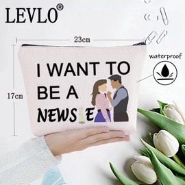 LEVLO Jack Kelly Cosmetic Bag Jack Kelly Musical Theatre Inspired Gift I Want To Be A Jack Kelly Zipper Pouch Bag (To Be A Newsie)
