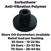 Isolate It: Sorbothane Vibration Isolation Bushing 30 Duro (.25" ID