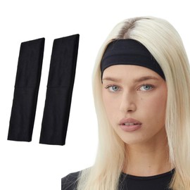 Zephy 2pcs Black Headband, Hair bands for Women, Running Headband, Hairbands Women,Head bands Adult Women, Hair bands, Makeup Headband, Headbands For Women’s Hair (Cotton)