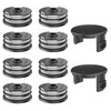 Evenlinkics Pack of 8 TLP-01 replacement spools, with spool cover,