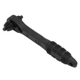 Lausixy Universal Ratchet Chuck Key, 2 in 1 Drill Chuck Key Wrench Dual Use Ratchet Spanner for Electric Drills and Power Tools, Small Head 12.7mm, Big Head 17.5mm