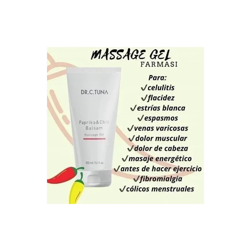 Gel Masaje Paprika & Chile Flacidez y Celulitis 150ml