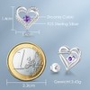 CDE Earrings for Women 925 Sterling Silver Forever Love Heart