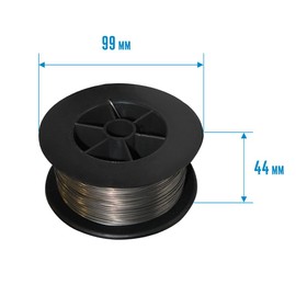 Güde 18791 Cored Wire 0.9mm/0.4kg (0.9mm Wire Diameter, 0.4kg) Black