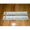 AC Allis Chalmers Decal 18” Long (set Of 2) Black