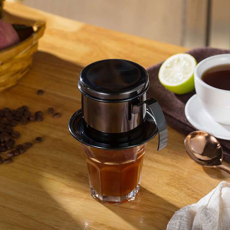 Vietnamese Stainless Steel Coffee Filter Drip Pot Maker Pot Home