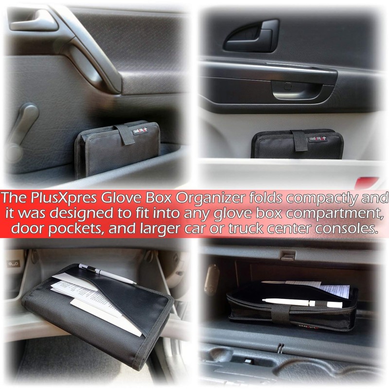 Glove Box Compartment Organizer - Car Document Holder - Owner