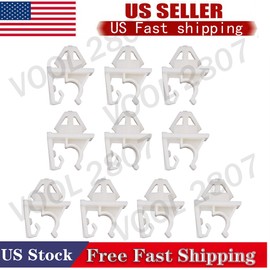 Cequent Unbranded 10x Hood Prop Rod Holder Clips Hook for Honda Accord Civic CR-V DX EX LX 4DR 2DR