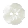 KIYOHARA NWN2 Now Button Flower Buttons, 2 Holes, 7 Pieces,