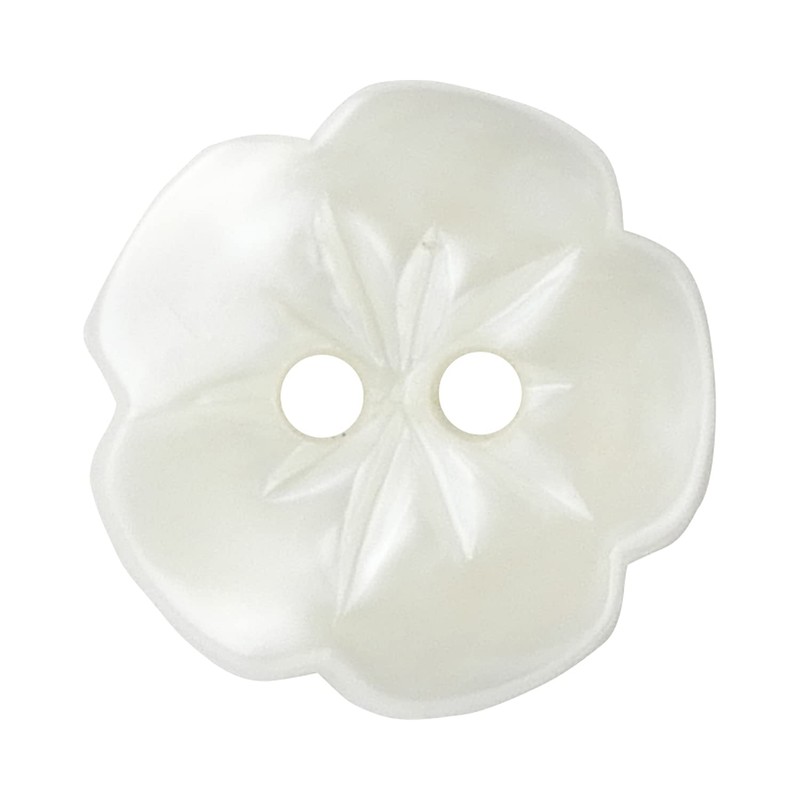 KIYOHARA NWN2 Now Button Flower Buttons, 2 Holes, 7 Pieces,
